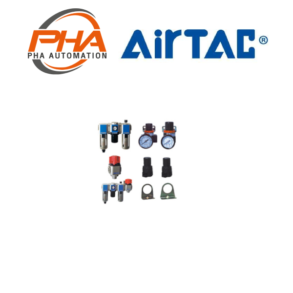 ชุดกรองลมดักน้ำ รุ่น GA (รุ่นใหม่) || AirTAC Pneumatic FRL - GA Series