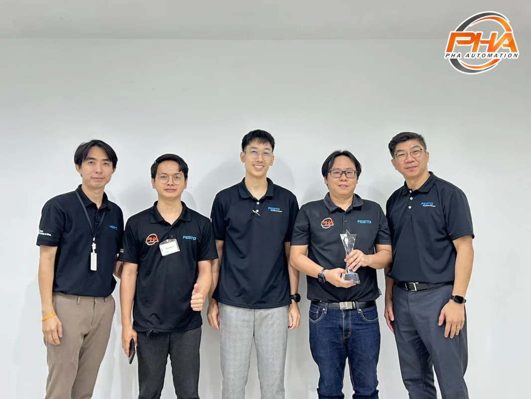 PHA Automation คว้ารางวัลยอดขายอันดับ 1 จาก FESTO Thailand